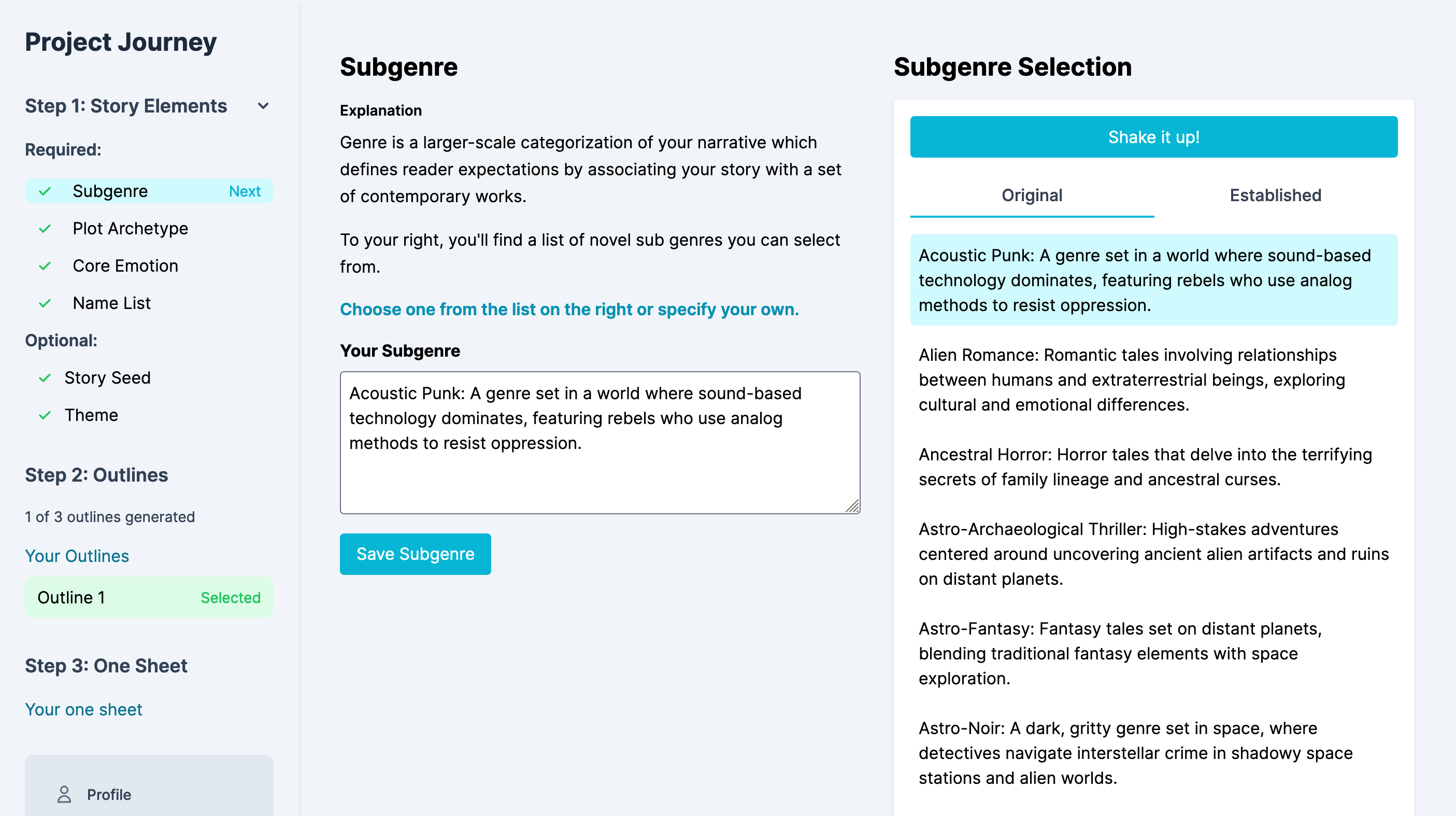 App Interface